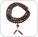 Dark Bodhi Seeds 108 Buddhist Prayer Beads- 9mm 