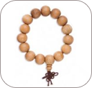 Natural 12mm Wrist mala